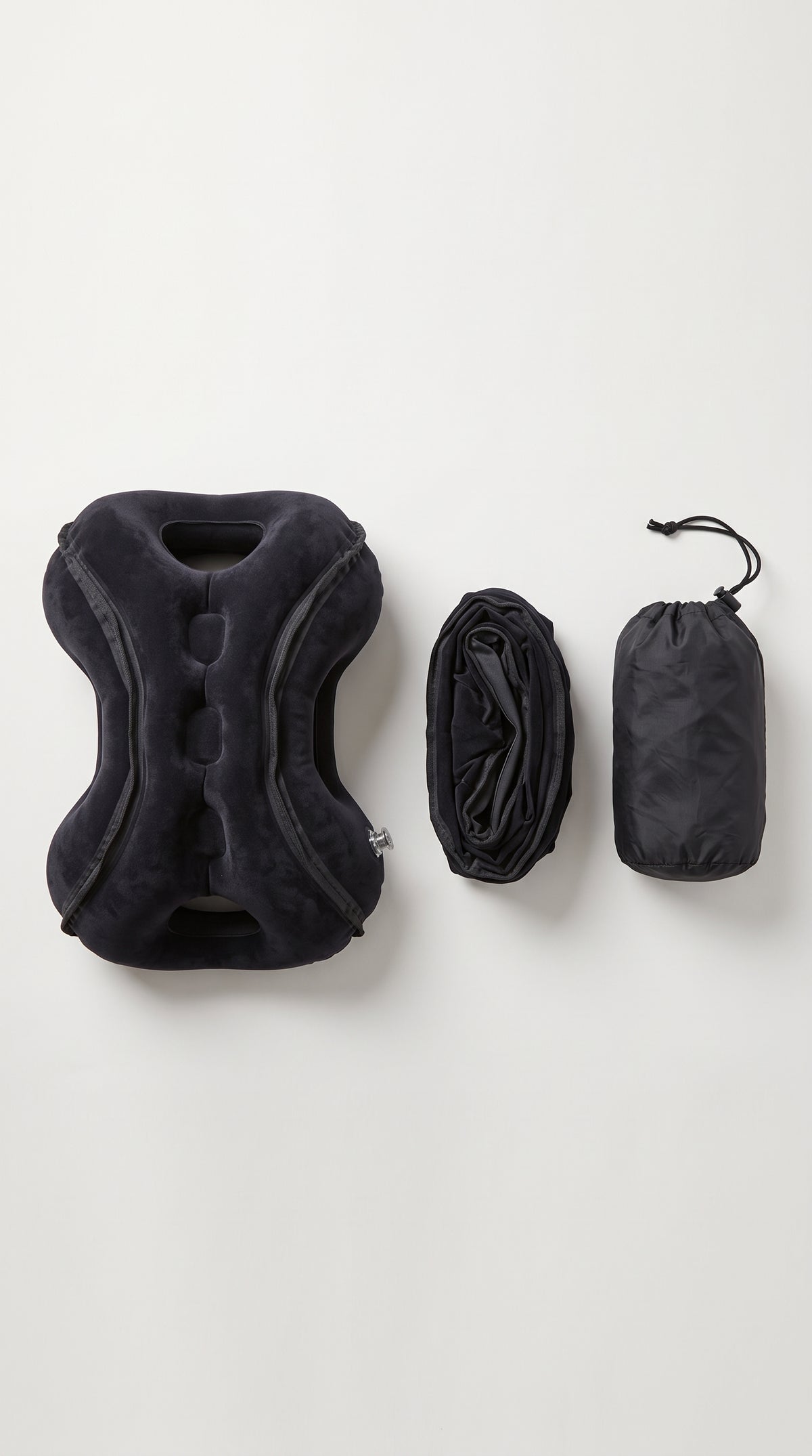 Almohada Ergonómica de Viaje e Inflado Rápido
